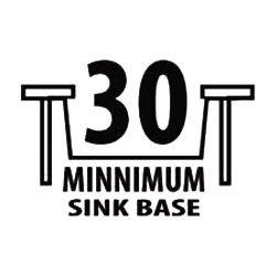 30 Minnimum Sink Base